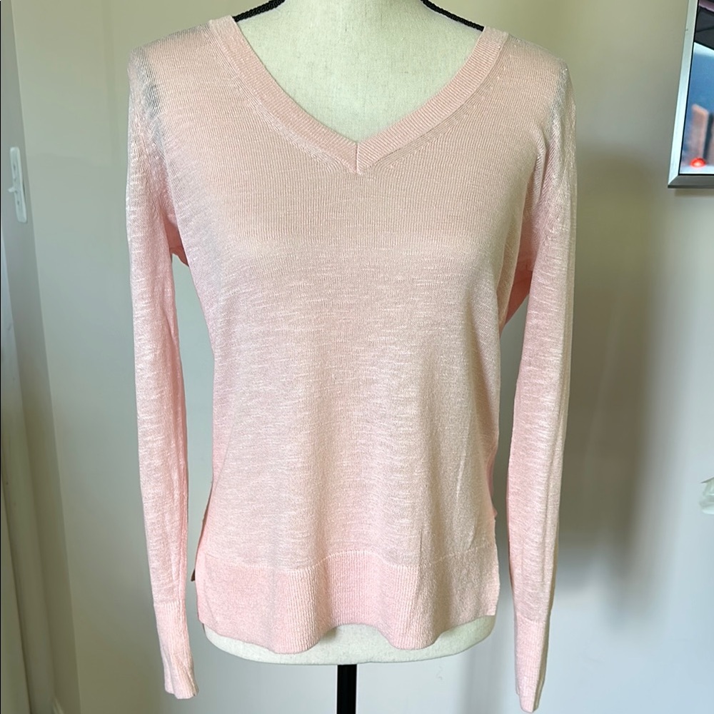 Banana Republic Pink Long Sleeve Tee
